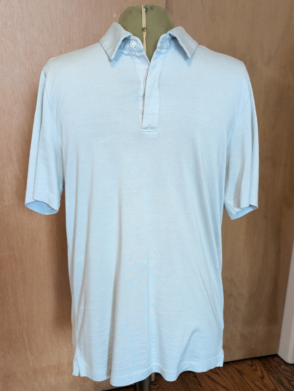 Theory Men's Light Blue Polo Shirt